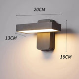 Outdoor 360-Degree Rotating Motion-Sensor Wall Light
